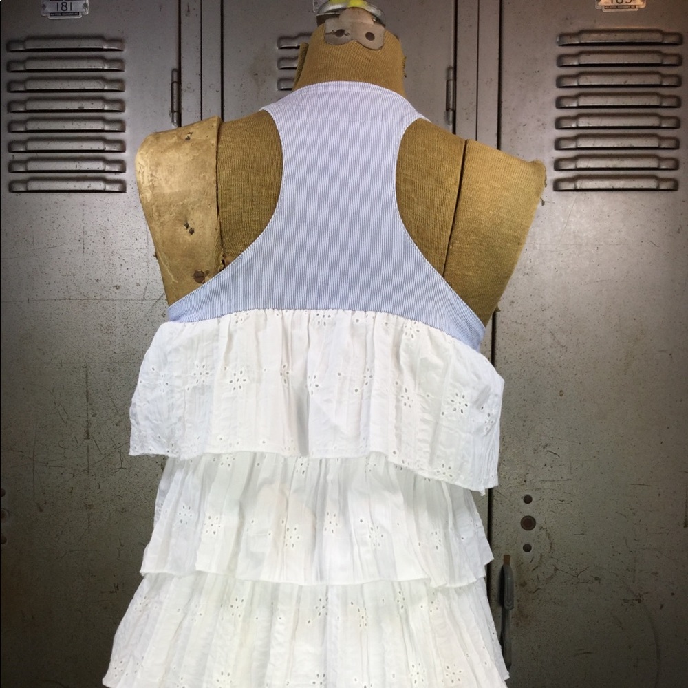 Fresh Karma Frilly Eyelet Racerback Tank. - Picture 4 of 5